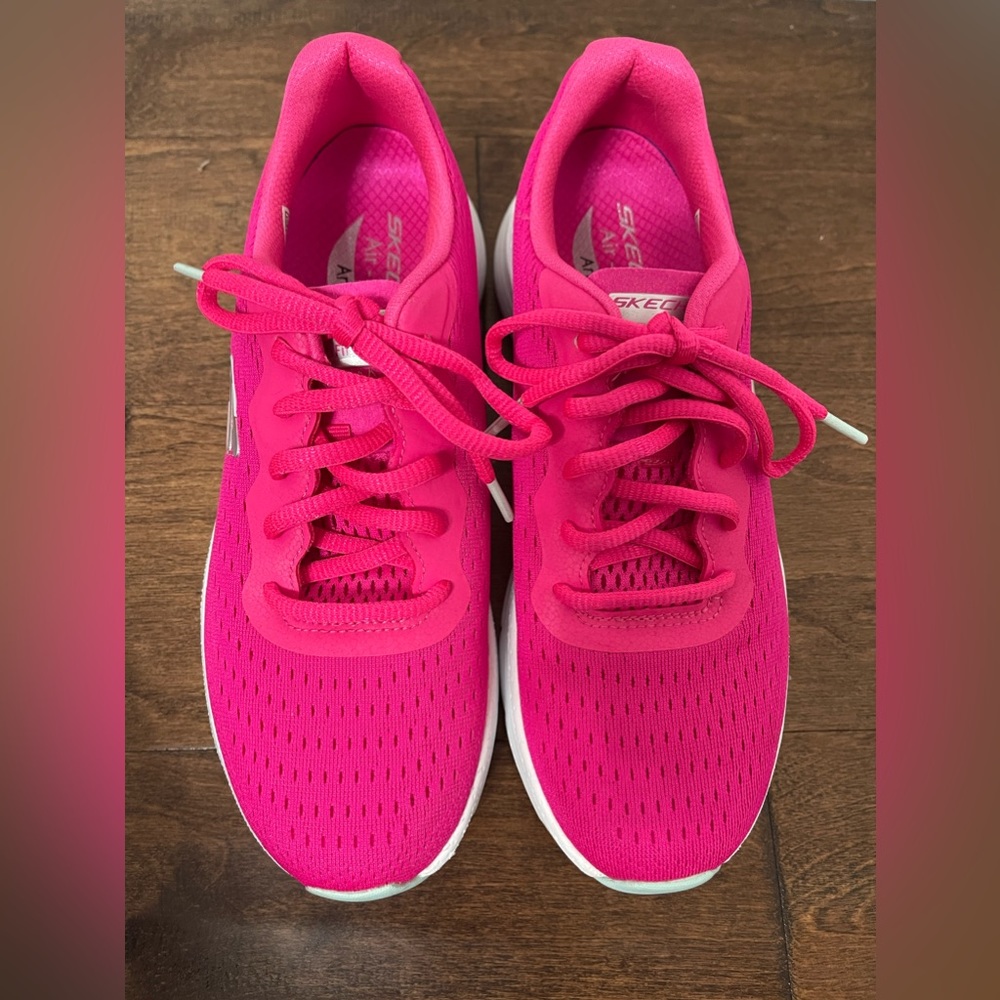 Sketchers Hot Pink Infinity Cool Arch Fit Sneaker Size 6.5 - Picture 2 of 11